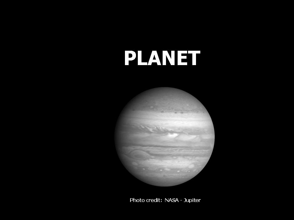 Transparency generic sample - Planet